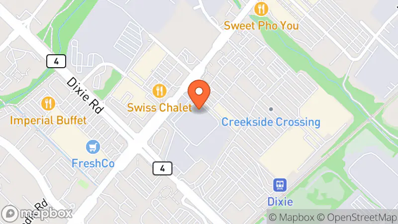 Map showing location of The Salvation Army Thrift Store