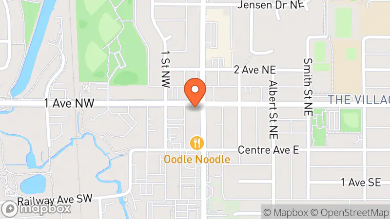 Map showing location of The Salvation Army Thrift Store