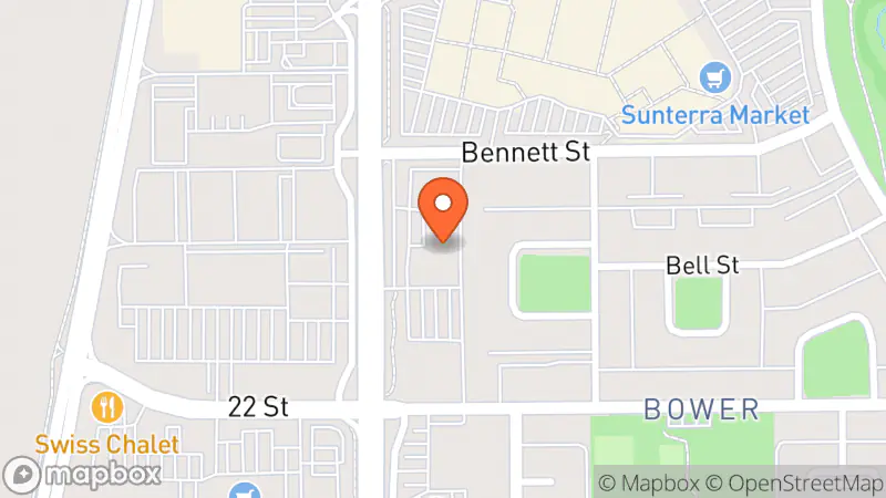 Map showing location of The Salvation Army Thrift Store