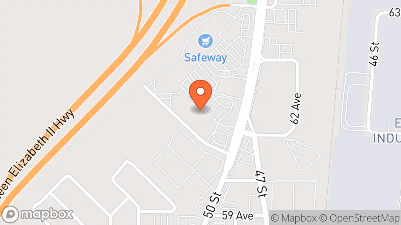 Map showing location of The Salvation Army Thrift Store