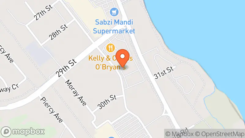 Map showing location of The Salvation Army Thrift Store