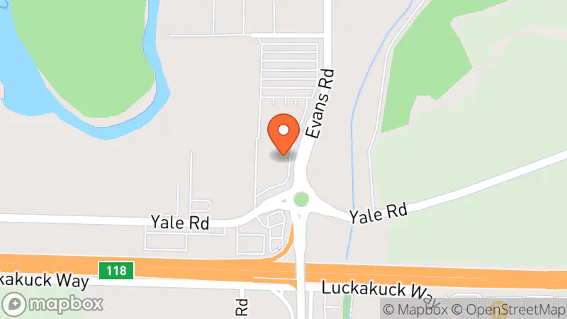 Map showing location of Thrifty Boutique