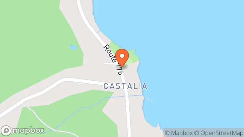 Map showing location of Thrifty's