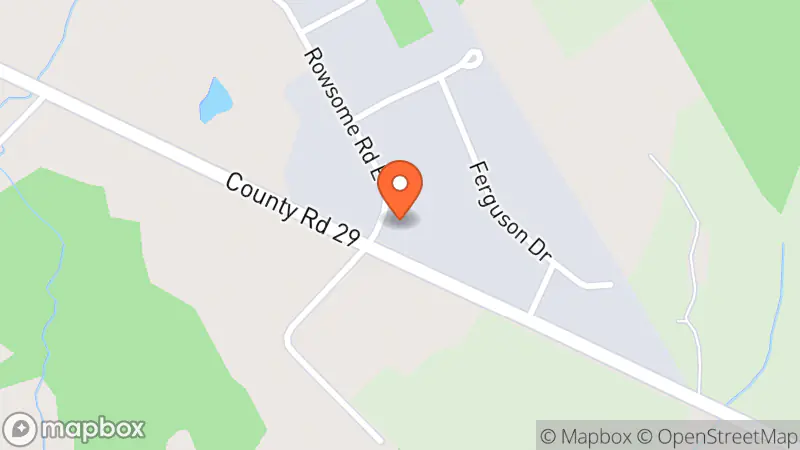 Map showing location of Thrifty's in Tincap