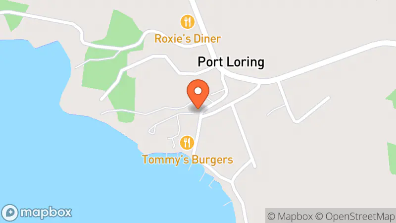 Map showing location of Trash and Treasures