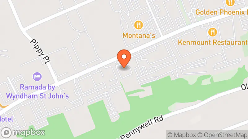 Map showing location of Value Village Community Donation Centre