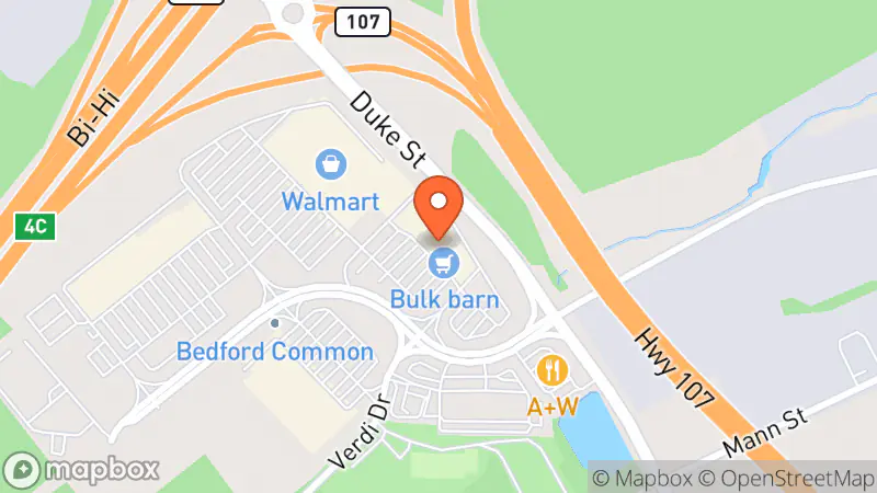 Map showing location of Value Village Community Donation Centre