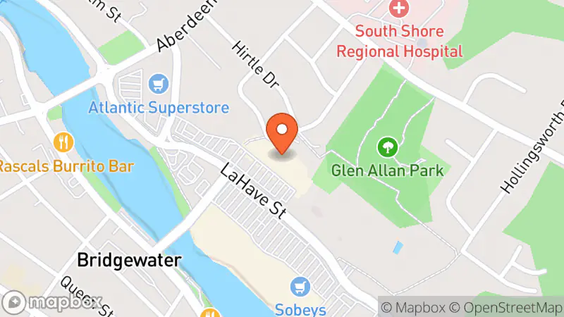 Map showing location of Value Village Community Donation Centre