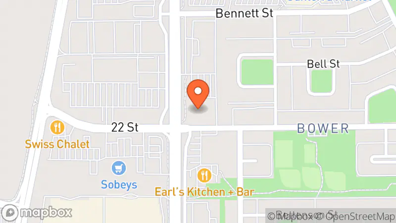 Map showing location of Value Village Community Donation Centre