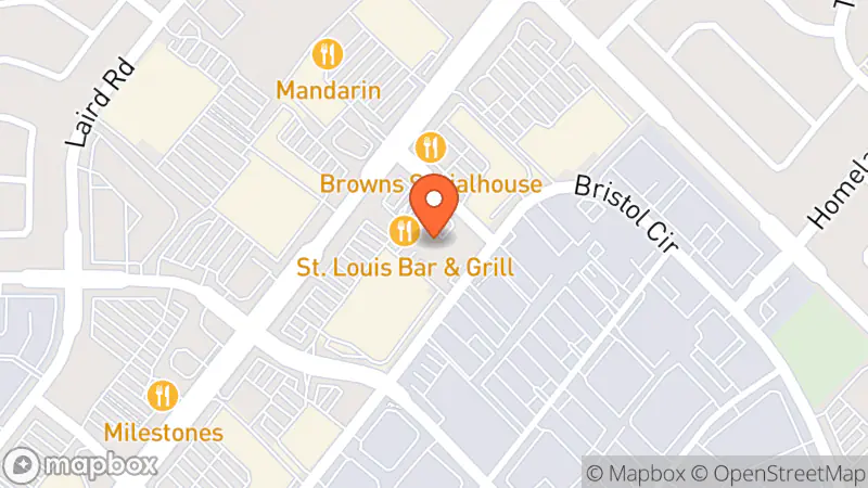 Map showing location of Value Village