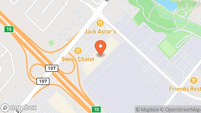 Map showing location of Value Village