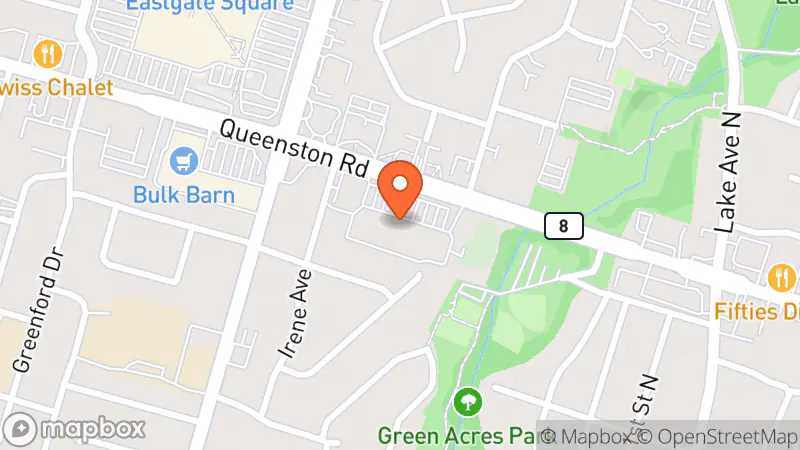 Map showing location of Value Village