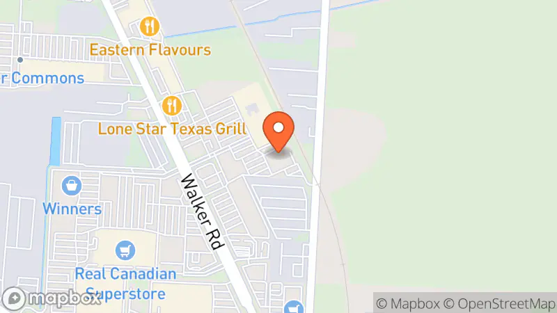 Map showing location of Value Village