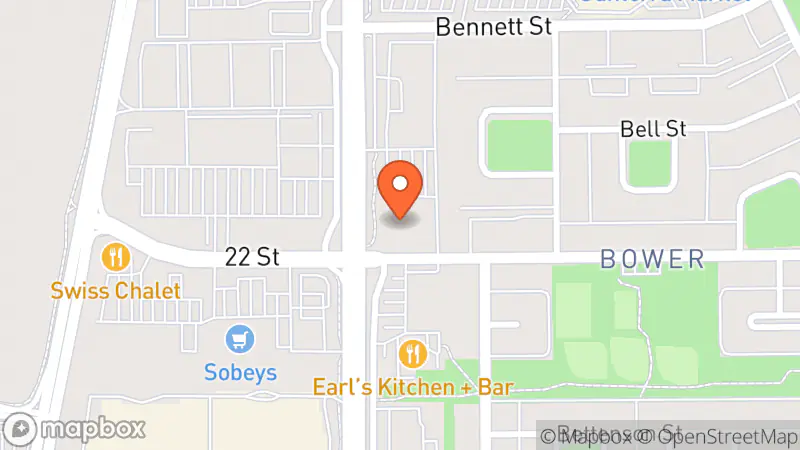 Map showing location of Value Village