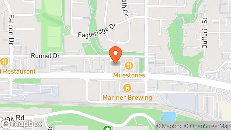 Map showing location of Value Village