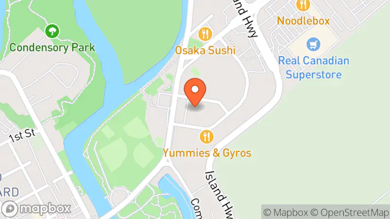 Map showing location of Value Village