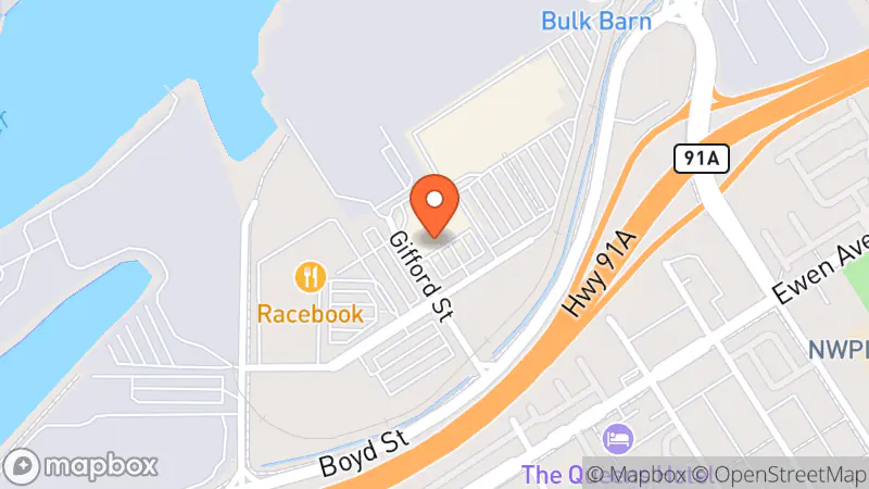 Map showing location of Value Village