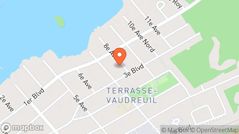 Map showing location of vente en ligne