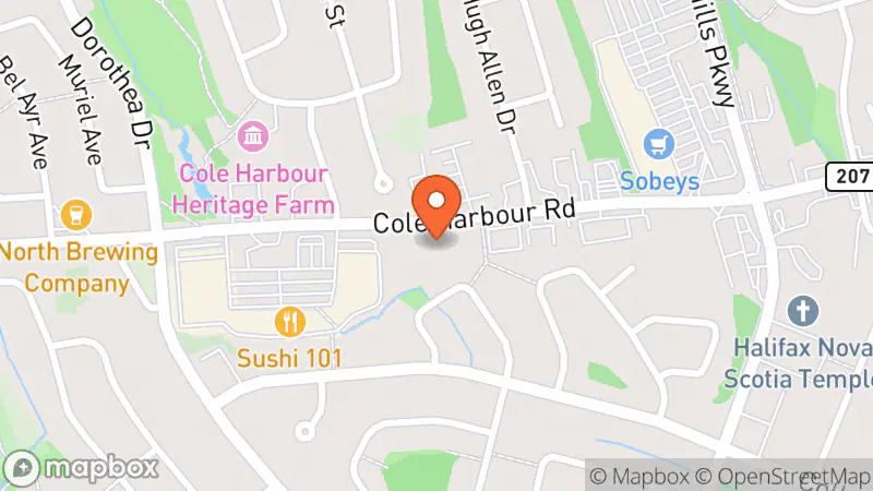 Map showing location of Venture Thrift