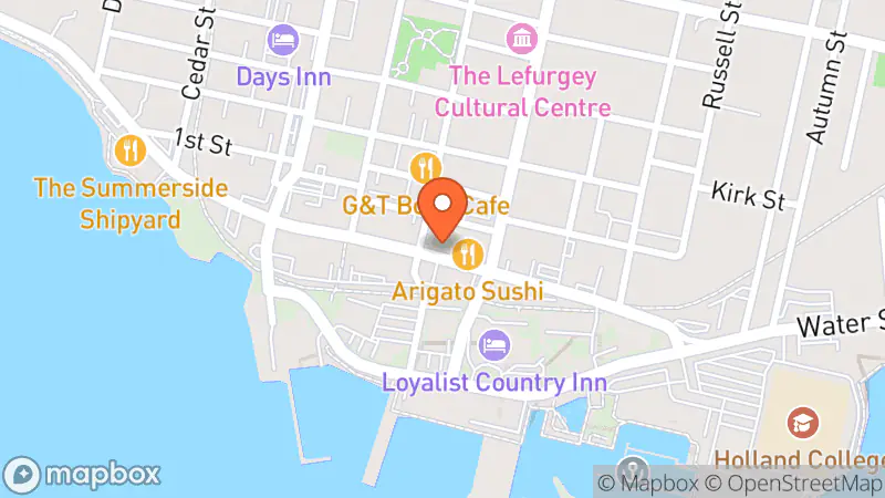 Map showing location of Vintage