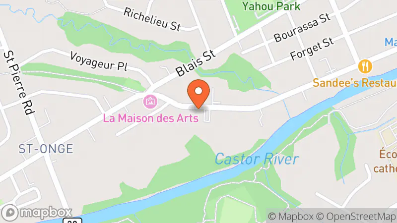 Map showing location of Wiggles N Giggles