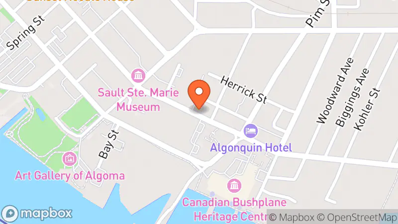 Map showing location of Winnie B's Vintage Emporium